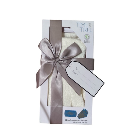 Time And Tru Twist Headwrap And Gloves Set - Picture 8 of 10